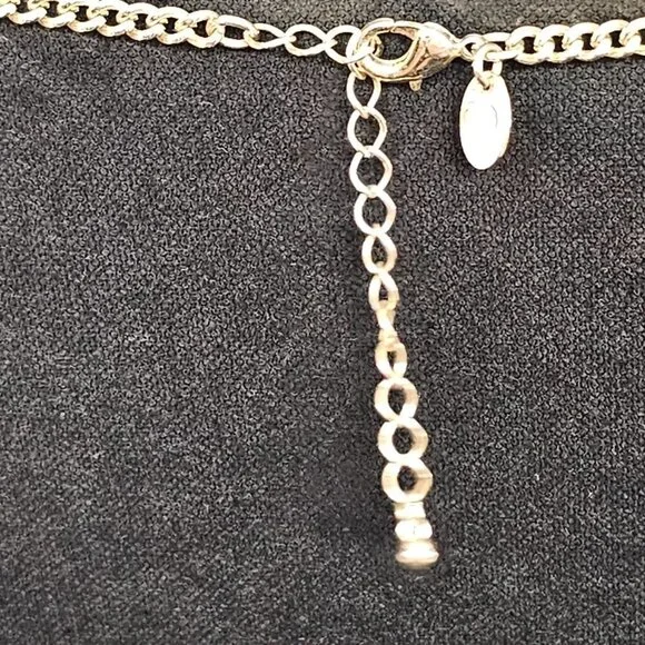 FINAL SALE - Vintage Charming Charlie Statement Necklace - Black and Brown - Picture 7 of 8